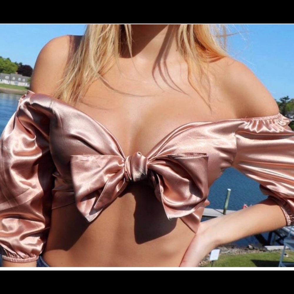 Satin top